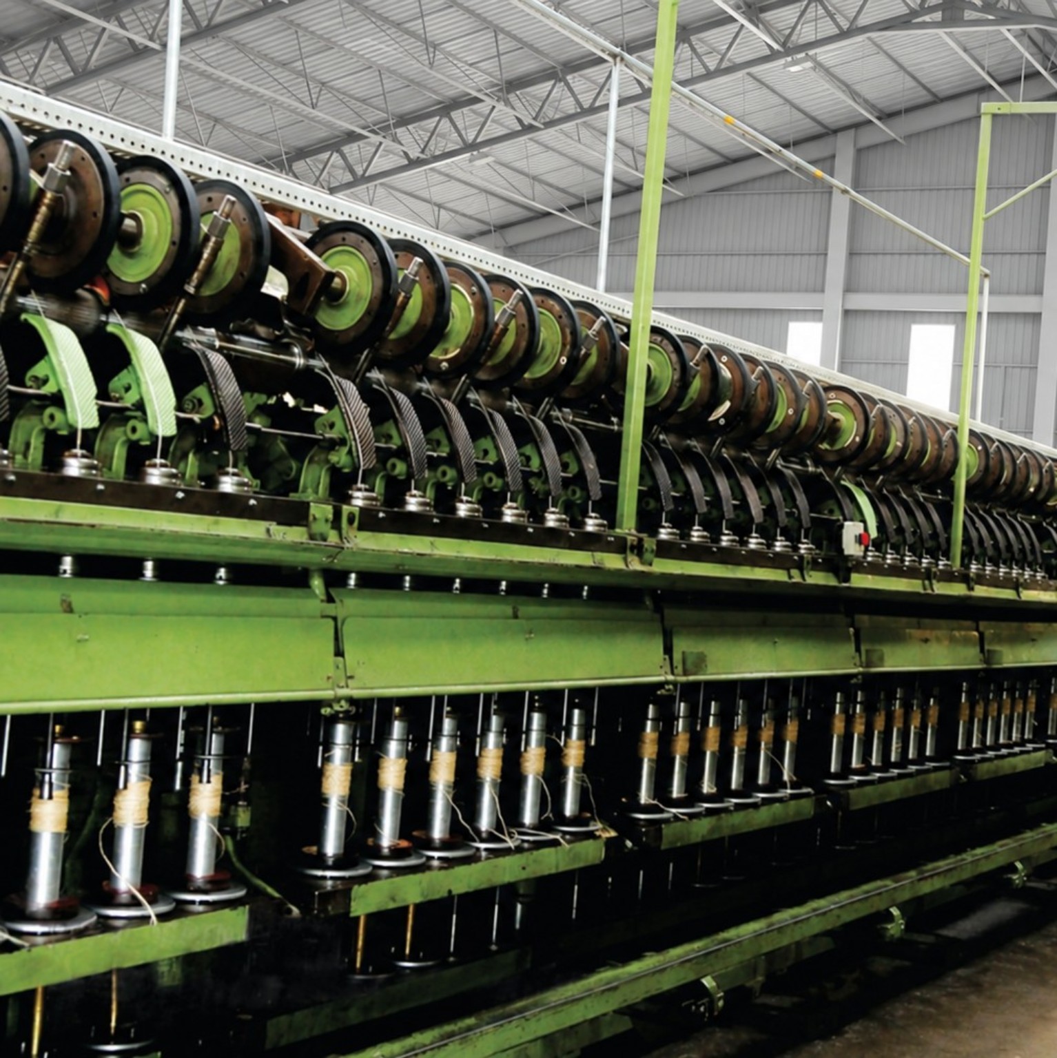 Yarn processing at DC Mills